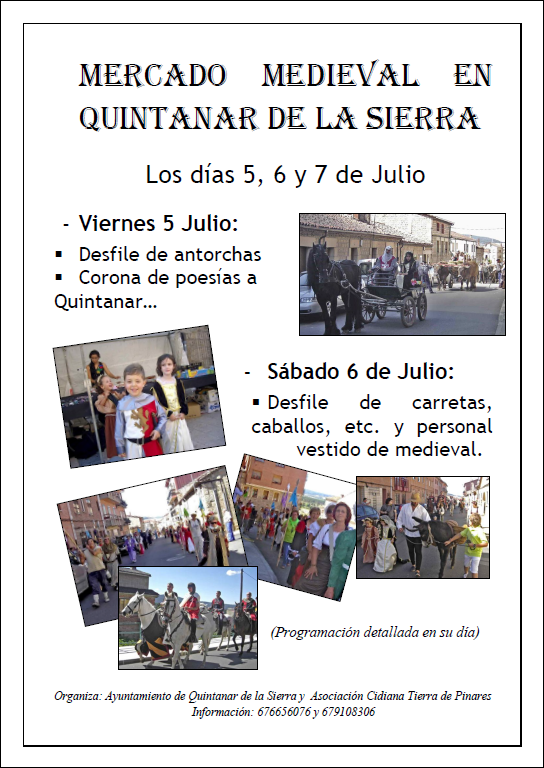 Jornadas Cidianas y Mercado Medieval